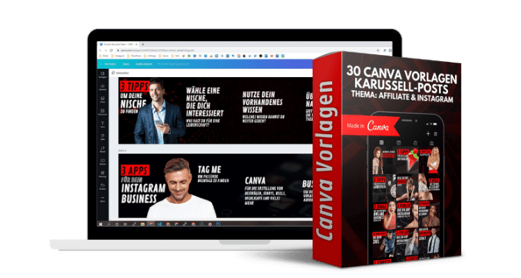 CanvaPaket Karussell-Posts Affiliate