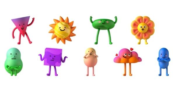 Canva Suchbegriffe 3D Elemente - 3d vibrant characters
